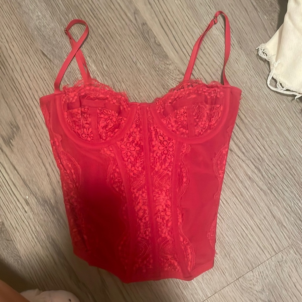 Red Urban Outfitters Corset